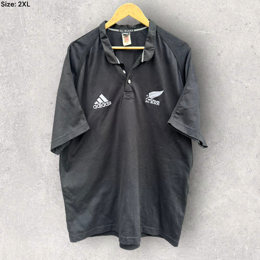 NEW ZEALAND ALL BLACKS ADIDAS VINTAGE COTTON JERSEY