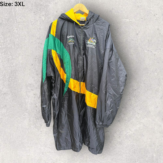 SWIMMING AUSTRALIA DOLPHINS ATHLETE ISSUED MOSCOW WORLD CHAMPIONSHIPS 2002 POOL SIDE JACKET