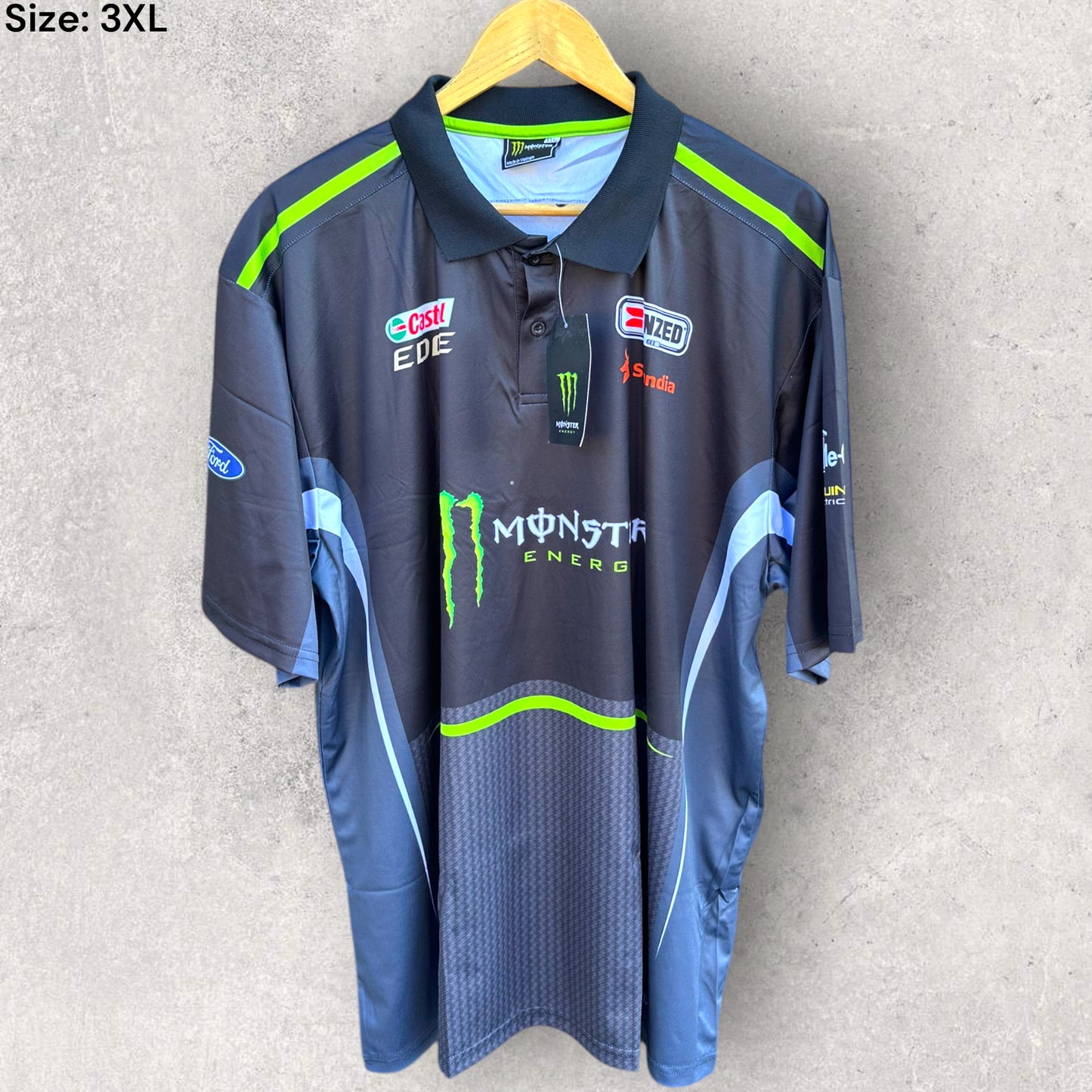 MONSTER ENERGY RACING TEAM 2019 POLO SHIRT BRAND NEW WITH TAGS