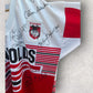 ST GEORGE DRAGONS 1995 ARL WORLD SEVENS/ALTERNATE JERSEY SIGNED BY SQUAD