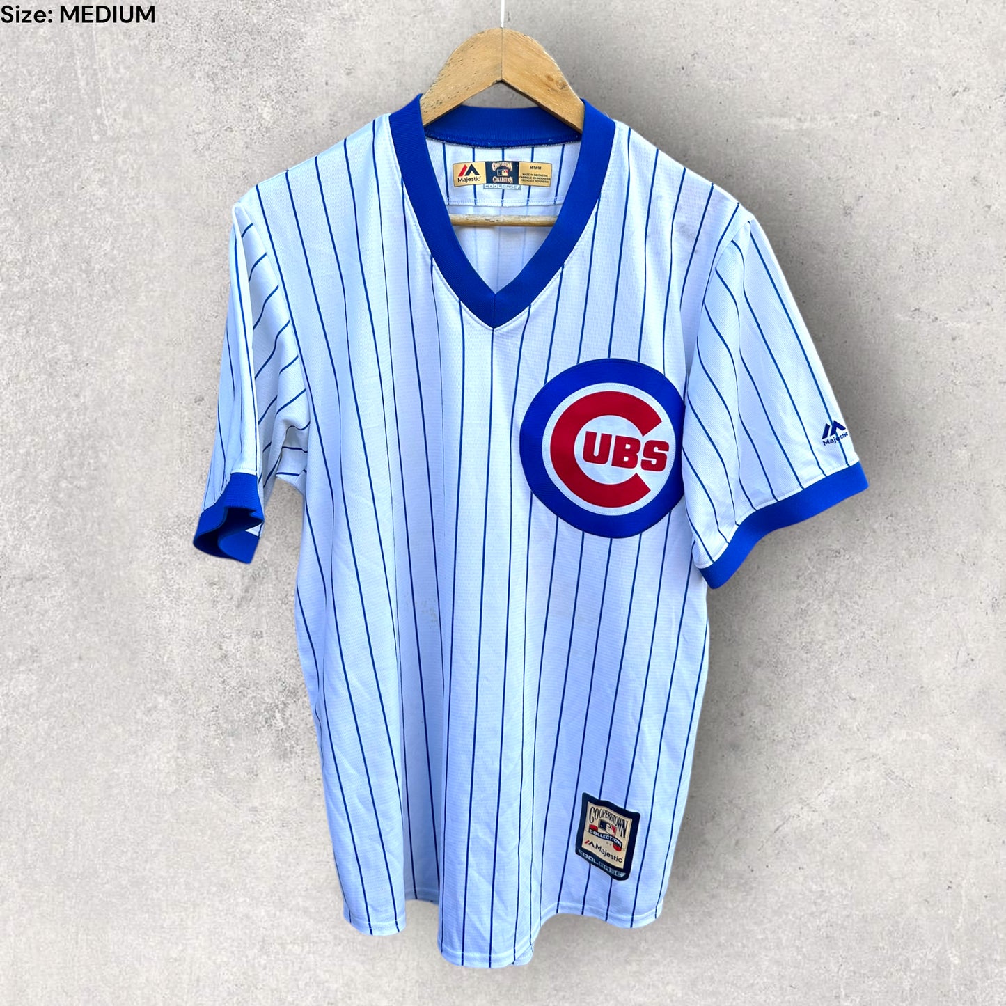CHICAGO CUBS COOPERSTOWN BASEBALL JERSEY