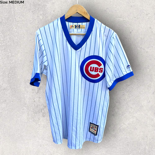 CHICAGO CUBS COOPERSTOWN BASEBALL JERSEY