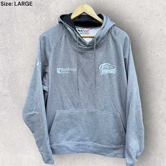 NORTHERN PRIDE 2025 GREY HOODED JUMPER PLAYER ISSUED TOM CHESTER