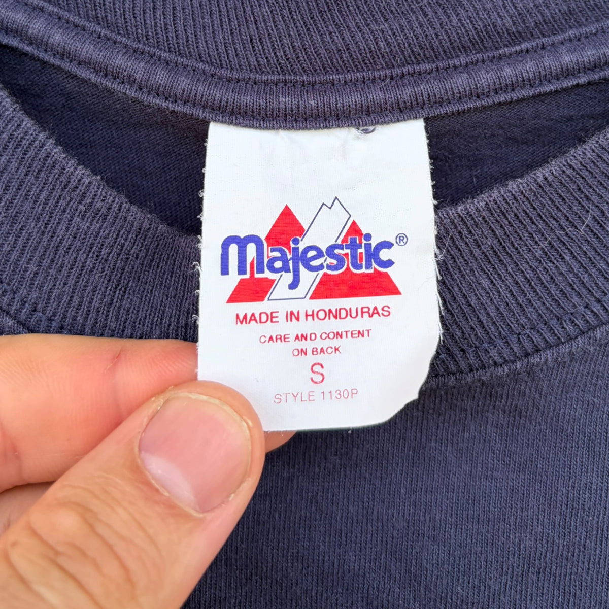 Atlanta Braves Majestic Vintage MLB Blue Shirt