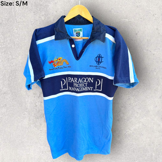 WOLLAHRA COLLEAGUES 2001 HONG KONG TENS VINTAGE RUGBY JERSEY