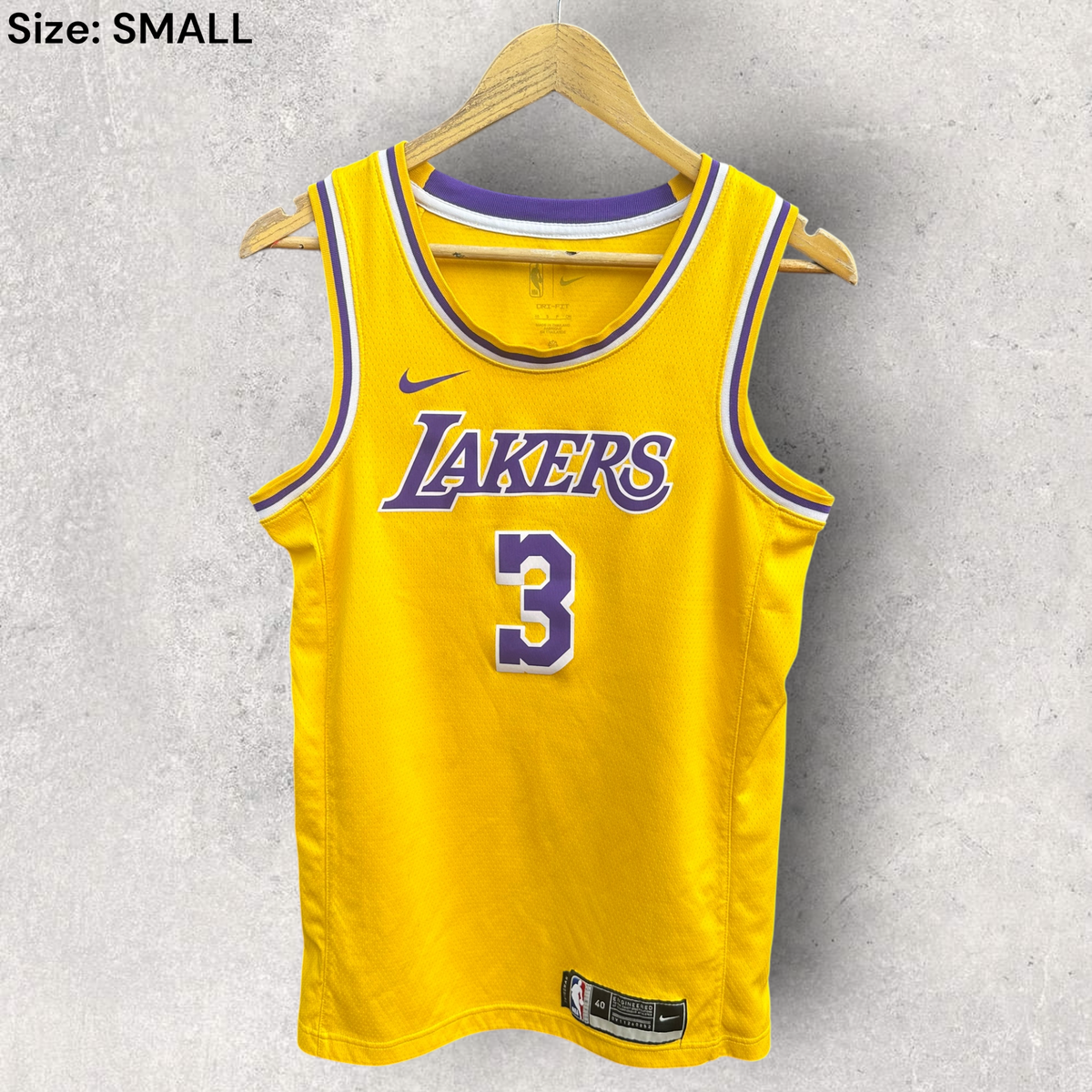 Anthony Davis La Lakers Nike NBA Swingman Jersey