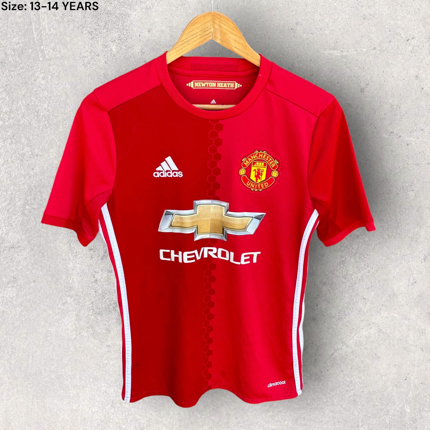 MANCHESTER UNITED 2016-2017 ADIDAS KIDS HOME JERSEY