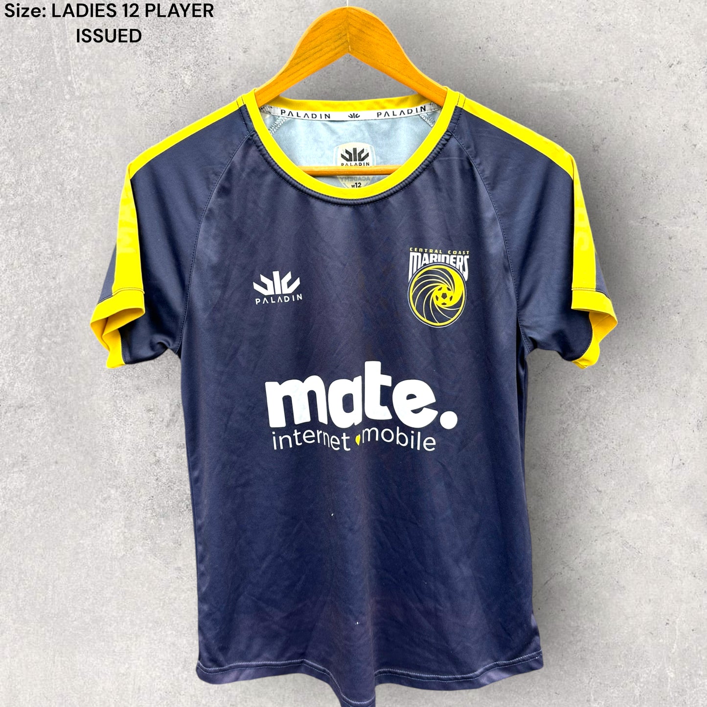 CENTRAL COAST MARINERS WOMENS PLAYER ISSUED TRAINING SHIRT