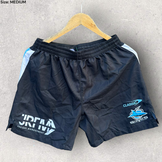 CRONULLA SHARKS CLASSIC PLAYER ISSUED TRAINING SHORTS