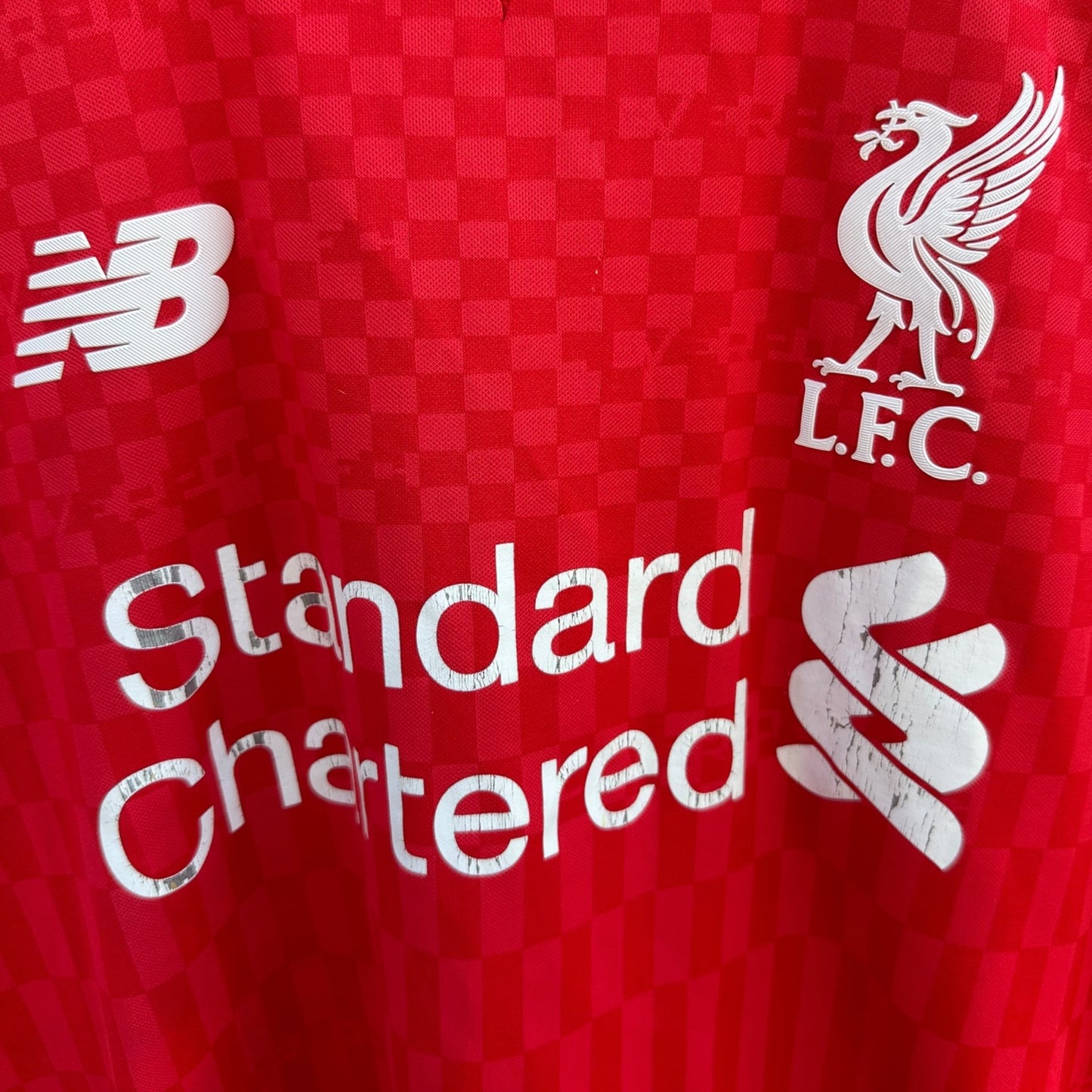 Liverpool FC 2015-2016 Home New Balance Red Football Jersey