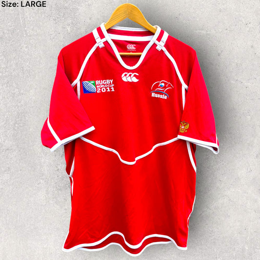 RUSSIA 2011 RUGBY WORLD CUP JERSEY