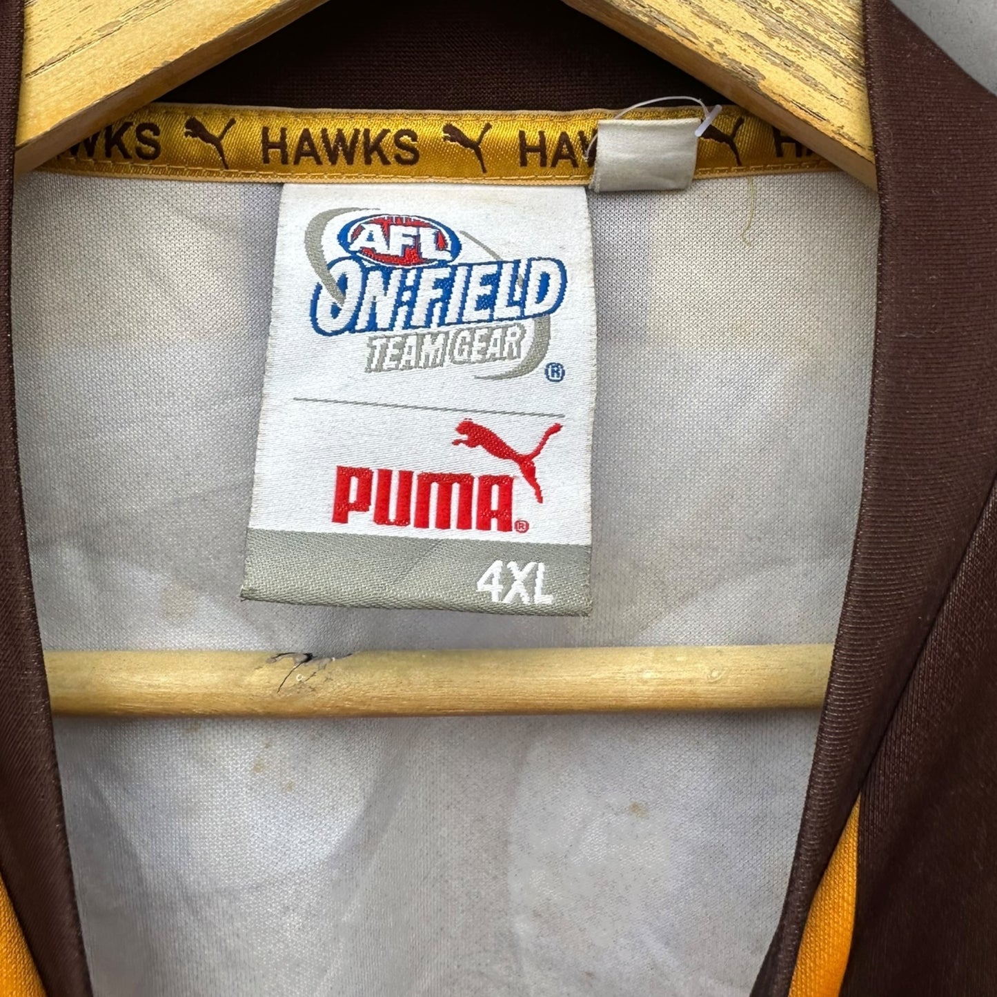 HAWTHORN HAWKS PUMA 2011 50TH ANNIVERSARY AFL GUERNSEY