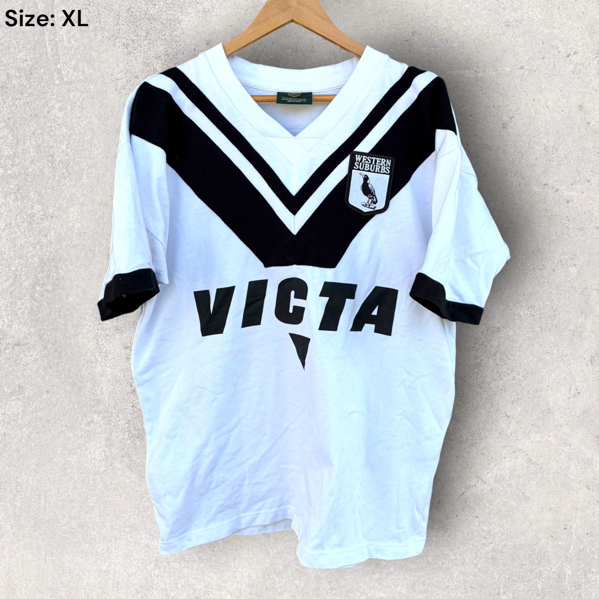 Western Suburbs Magpies Victa Heritage Rugby League Jersey