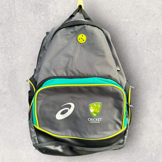 CRICKET AUSTRALIA ASICS PLAYER USED BACKPACK