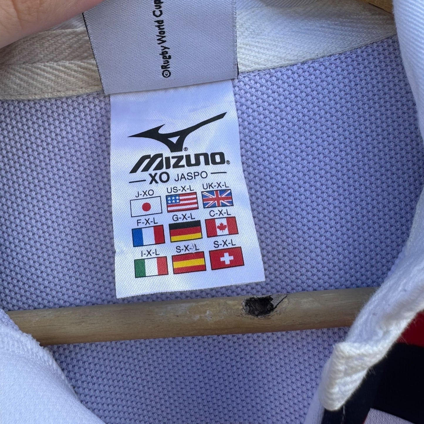 WALES RUGBY UNION 1999 WORLD CUP MIZUNO JERSEY