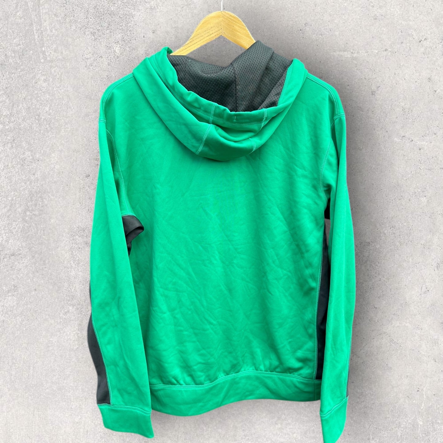 NIKE LIVESTRONG GREEN PULLOVER HOODED JUMPER