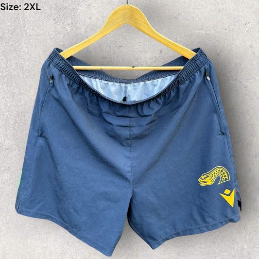 PARRAMATTA EELS MACRON BLUE TRAINING SHORTS