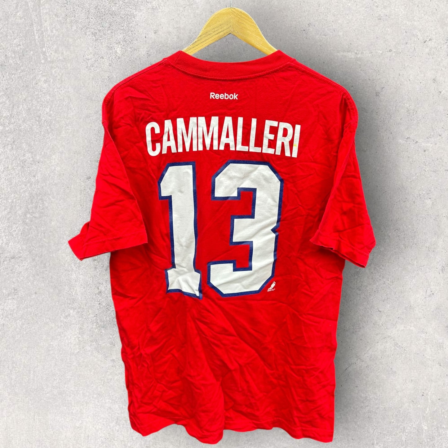 MICHAEL CAMMALLERI MONTREAL CANADIENS REEBOK NHL SHIRT