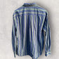 TOMMY HILFIGER BLUE & GREEN LONG SLEEVE BUTTON UP SHIRT