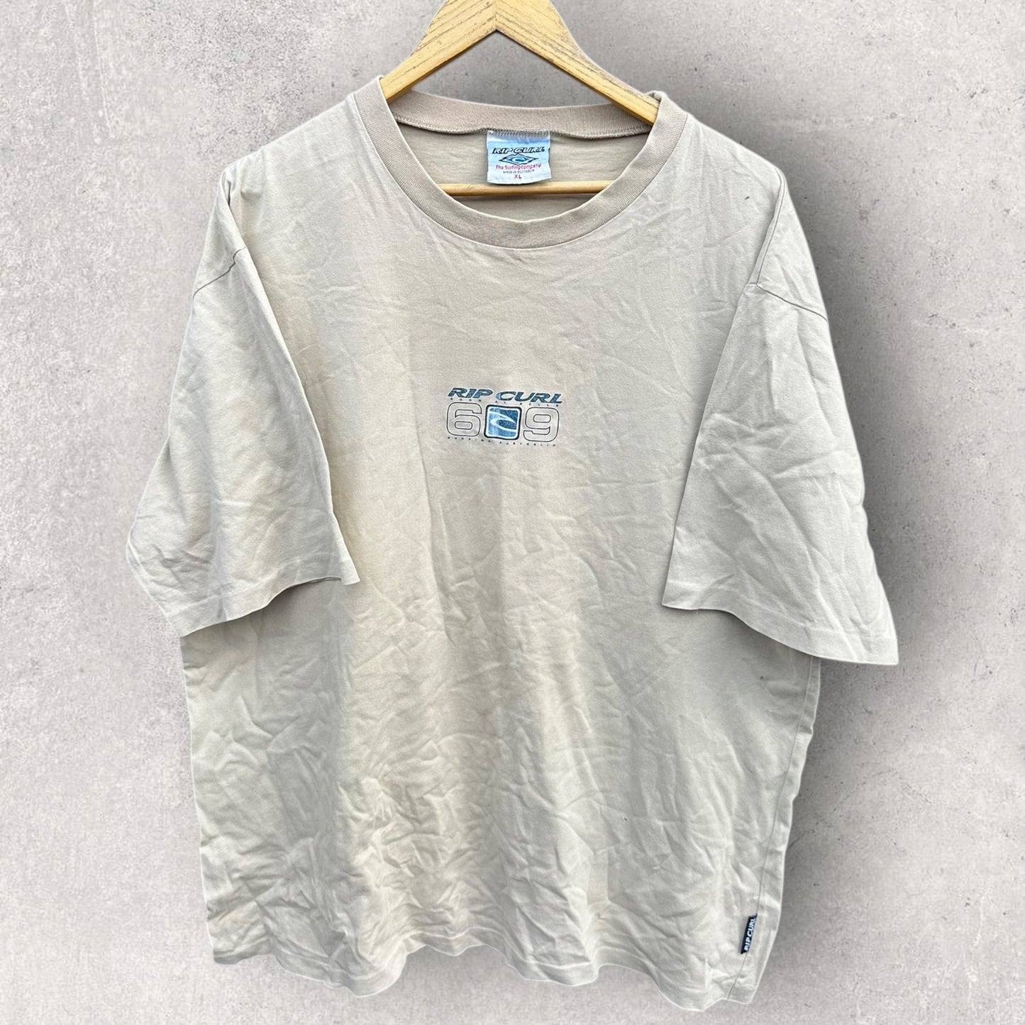 RIPCURL “BORN AT BELLS” VINTAGE BEIGE SHIRT