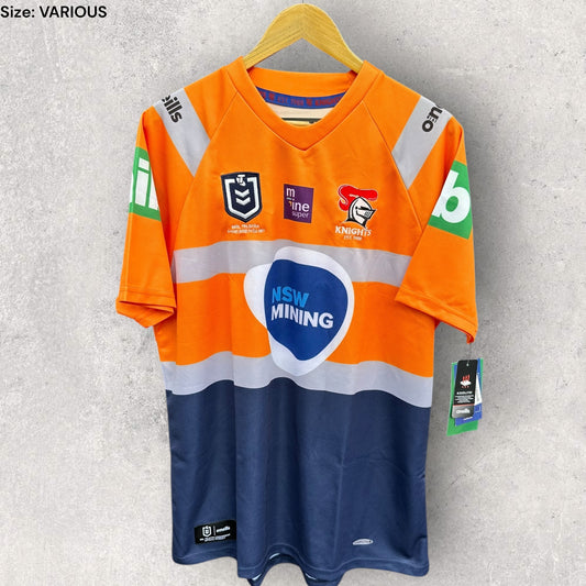 NEWCASTLE KNIGHTS 2020 MINERS JERSEY BRAND NEW WITH TAGS