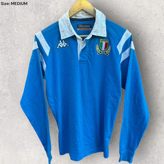 ITALY RUGBY UNION KAPPA LONG SLEEVE JERSEY
