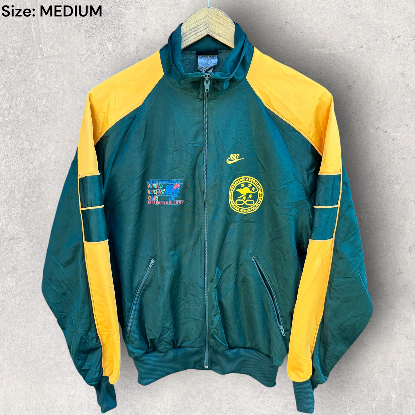 Australian Veteran Games 1987 Nike Athlete Issued Vintage Jacket