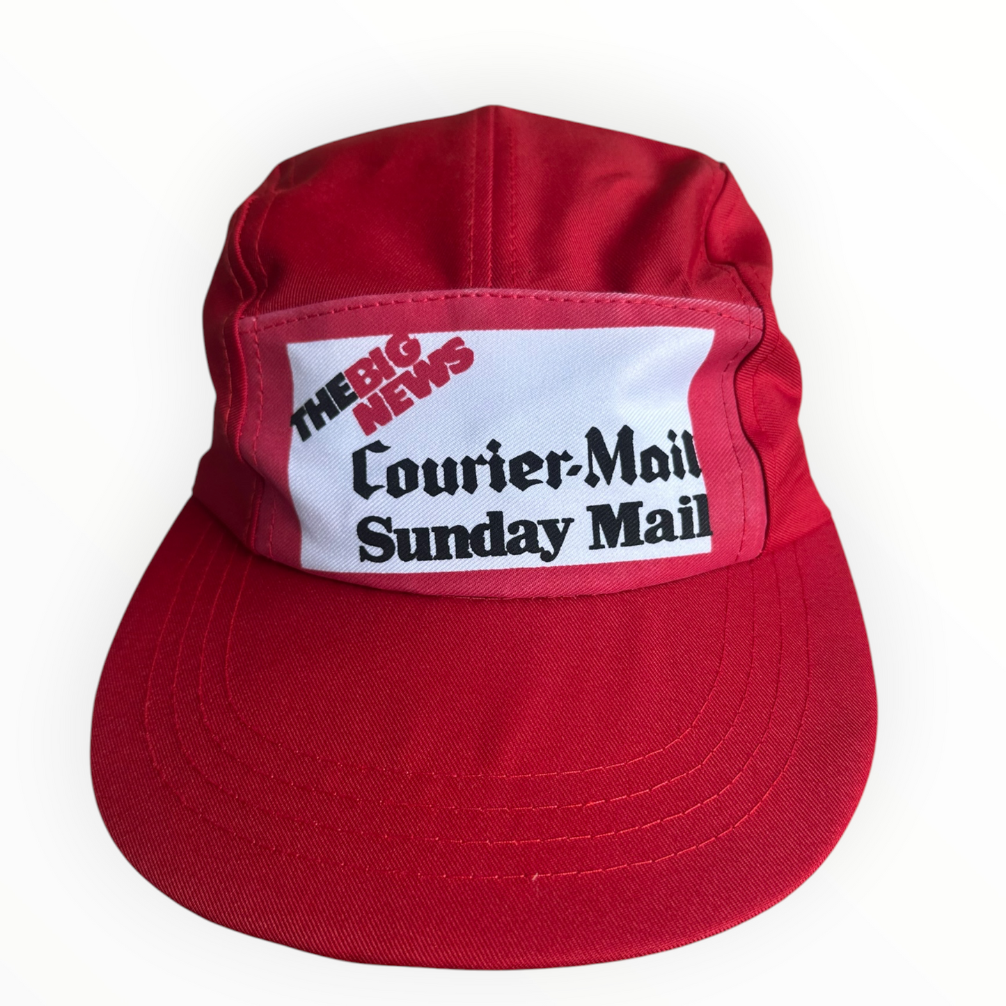 Courier Sunday Mail Vintage SnapBack Big News Red Hat Cap