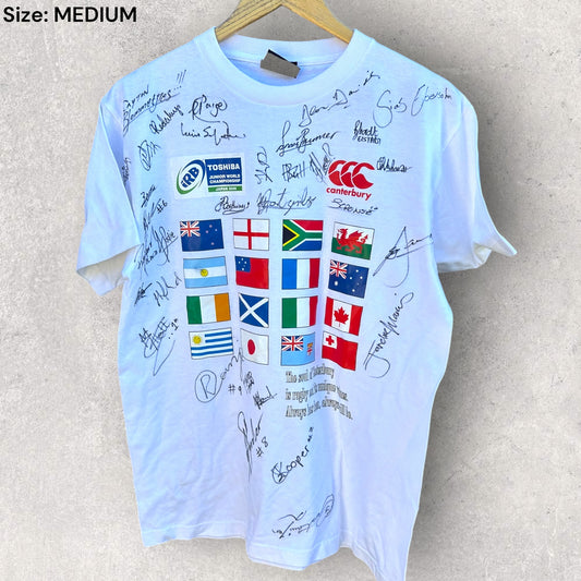 RUGBY WORLD JUNIOR CHAMPIONSHIP 2009 CANTERBURY TOURANAMENT SHIRT