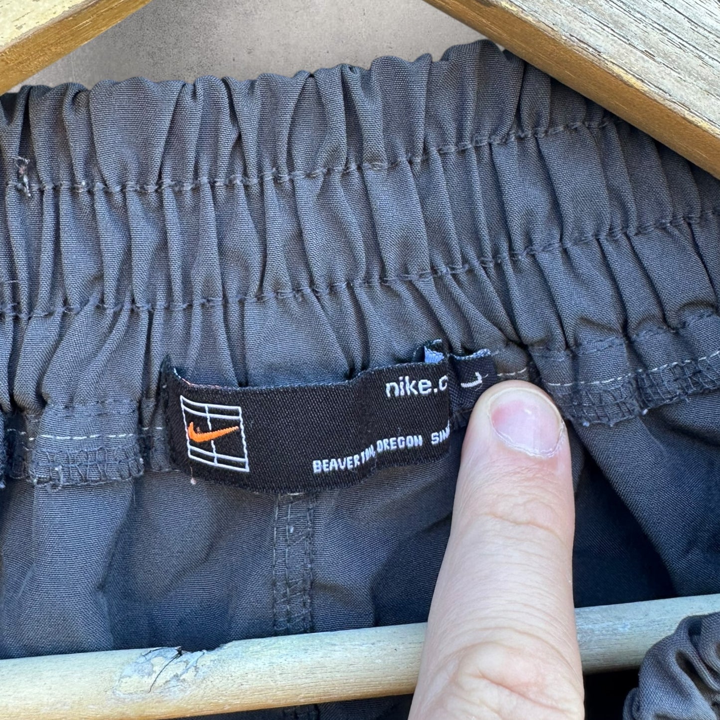 NIKE VINTAGE CHARCOAL SHORTS