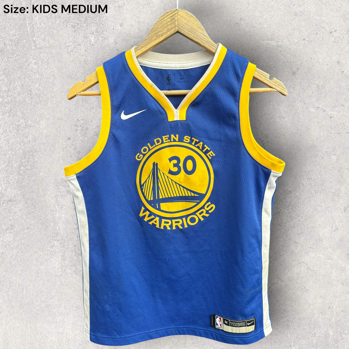 Steph Curry Golden State Warriors Nike NBA Swingman 2018 Kids Jersey