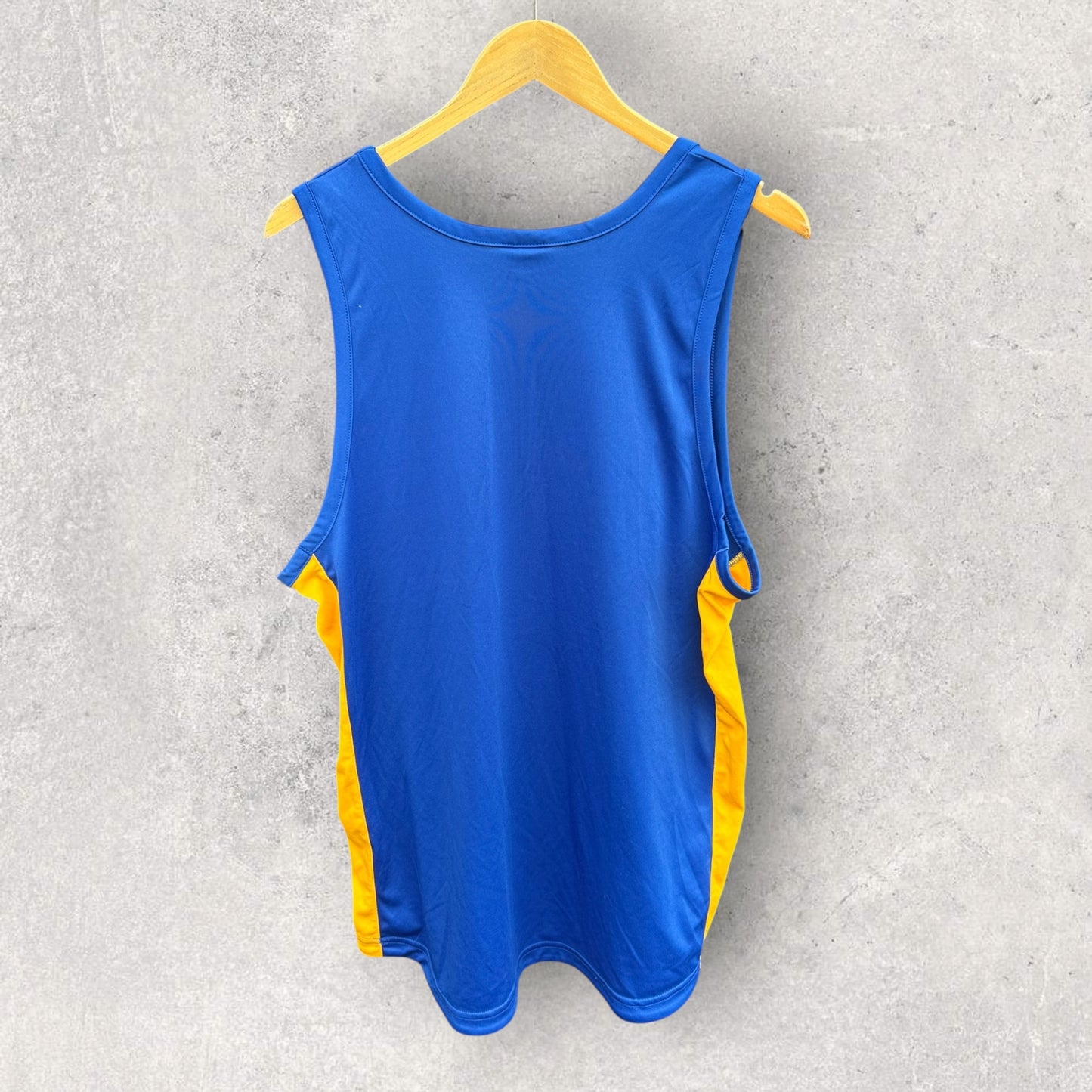 GOLDEN STATE WARRIORS ADIDAS 2016 TRAINING NBA BLUE SINGLET