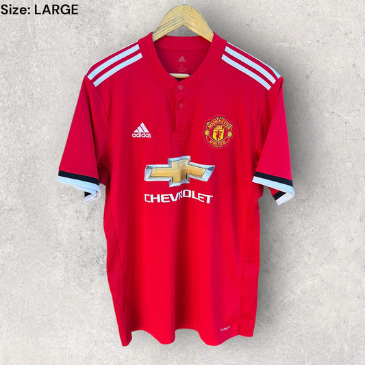 Manchester United 2017-2018 Adidas Home Football Jersey EPL