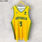 PATTY MILLS AUSTRALIAN BOOMERS BASKETBALL JERSEY