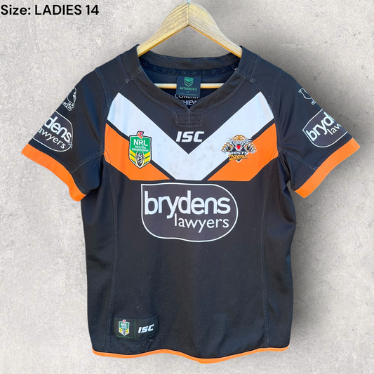 Wests Tigers 2016 Home Ladies Rugby League NRL Jersey