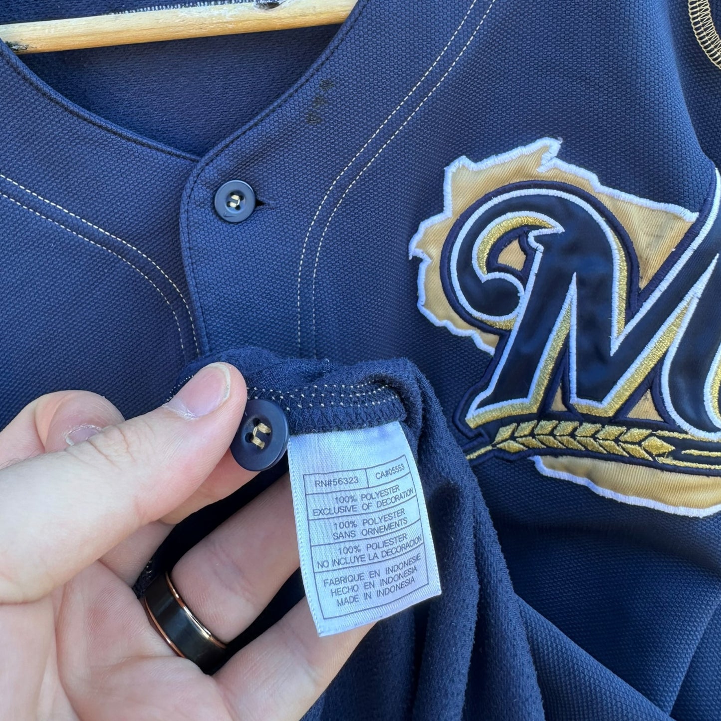 Milwaukee Brewers Ryan Braun Nike MLB Baseball Blue Jersey