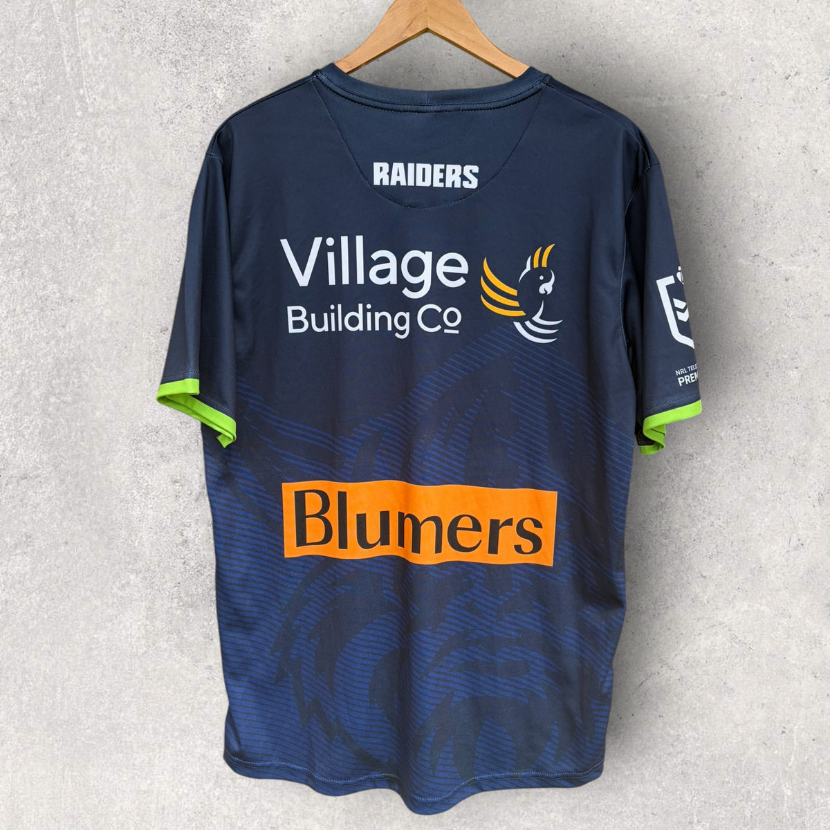 Canberra Raiders NRLW ISC Blue Training Shirt