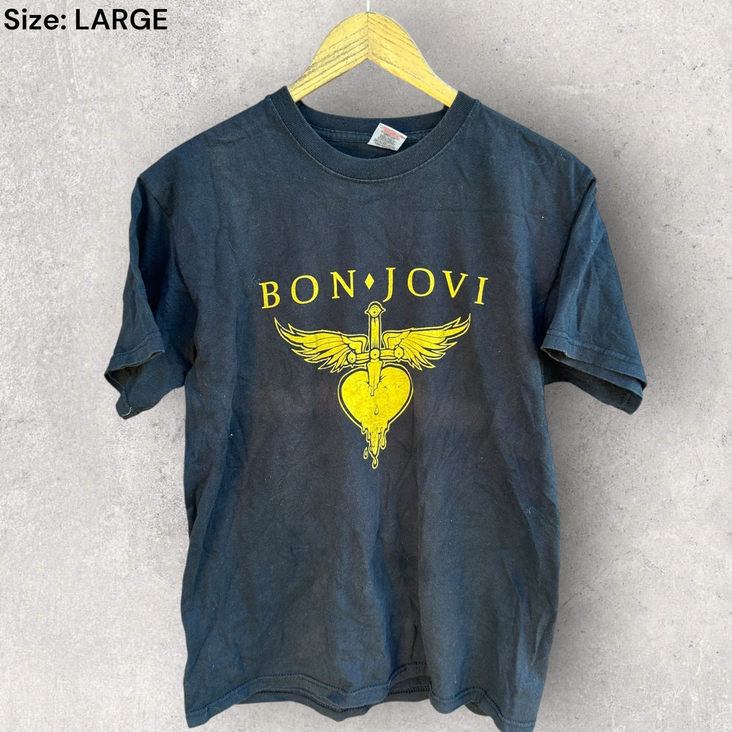 BON JOVI 2010 THE CIRCLE TOUR BAND T-SHIRT