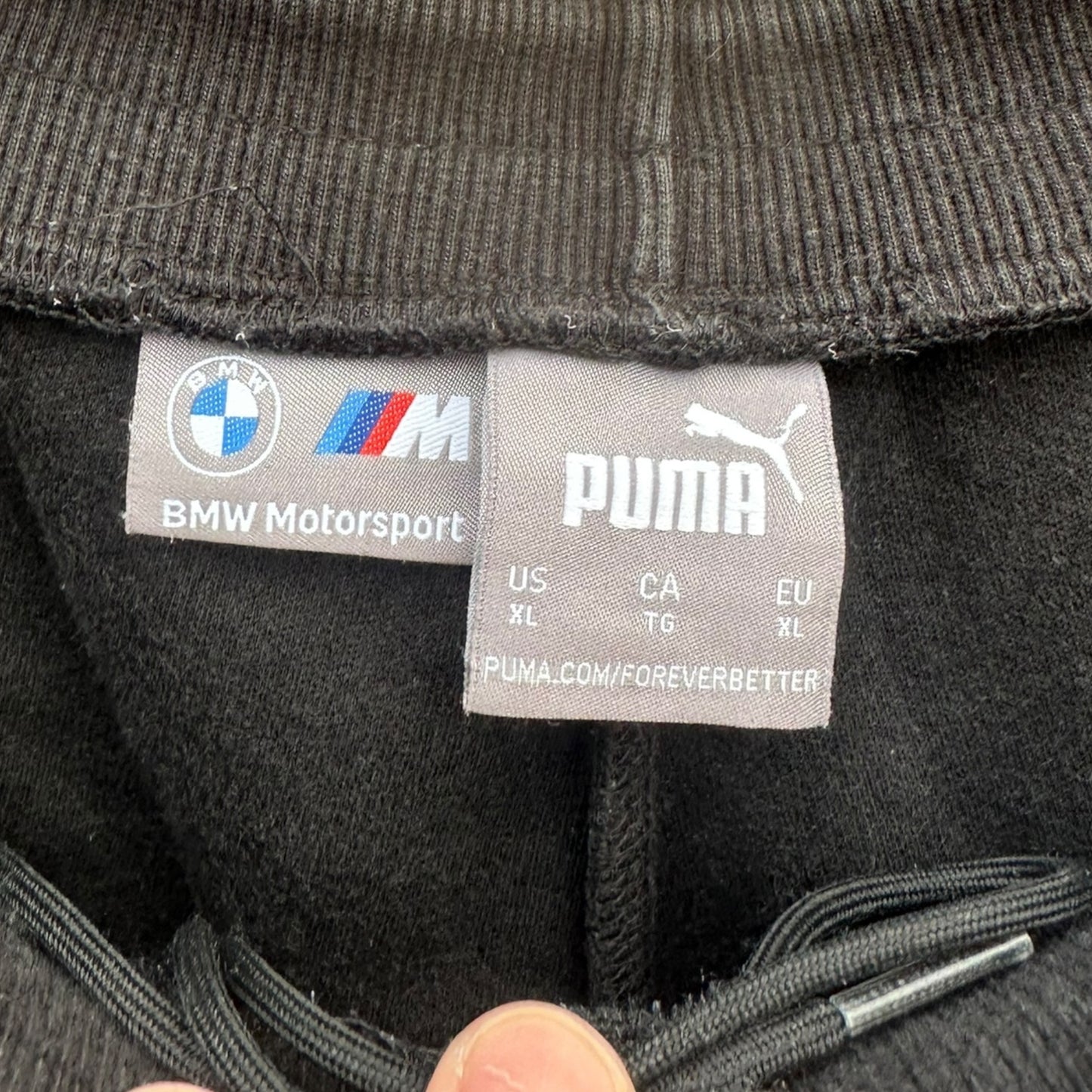 BMW Motorsport Puma Black Fleece Shorts