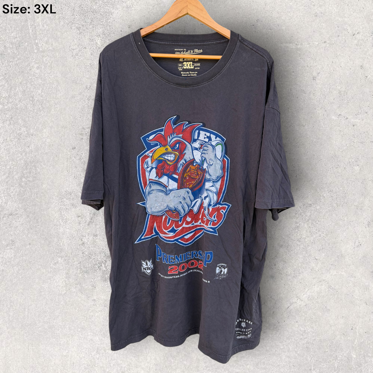 Sydney Roosters 2002 Mitchell & Ness Premiers Shirt