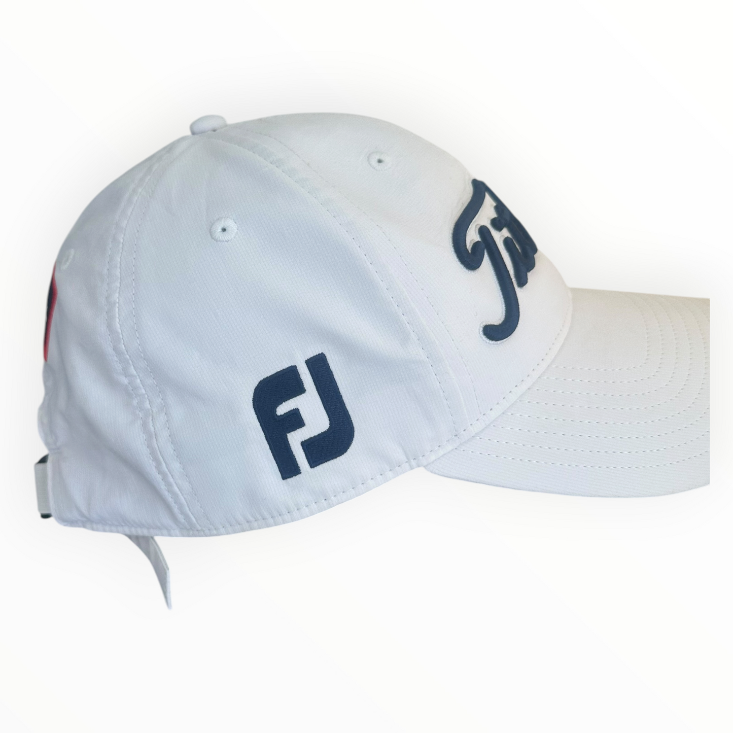 Titleist Pro V1 White Baseball Golf Hat- FJ Footjoy