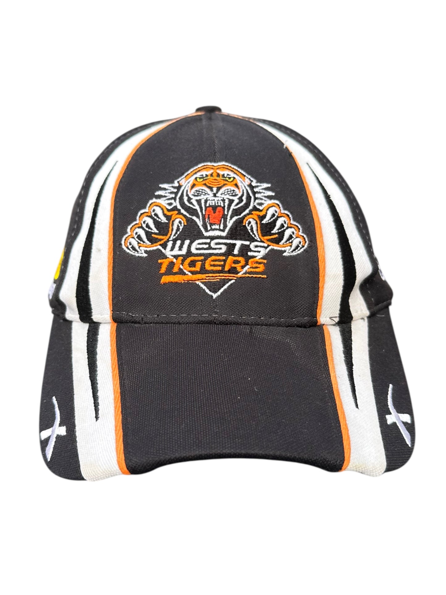 WESTS TIGERS X-BLADES BLACK BASEBALL HAT