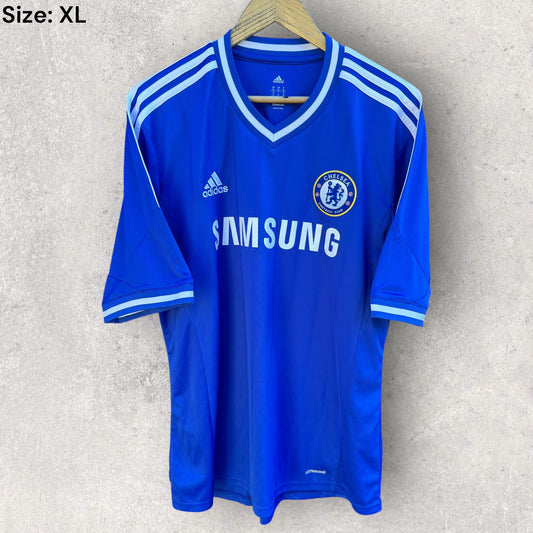 Chelsea FC 2013-2014 Adidas Home Football Blue Jersey