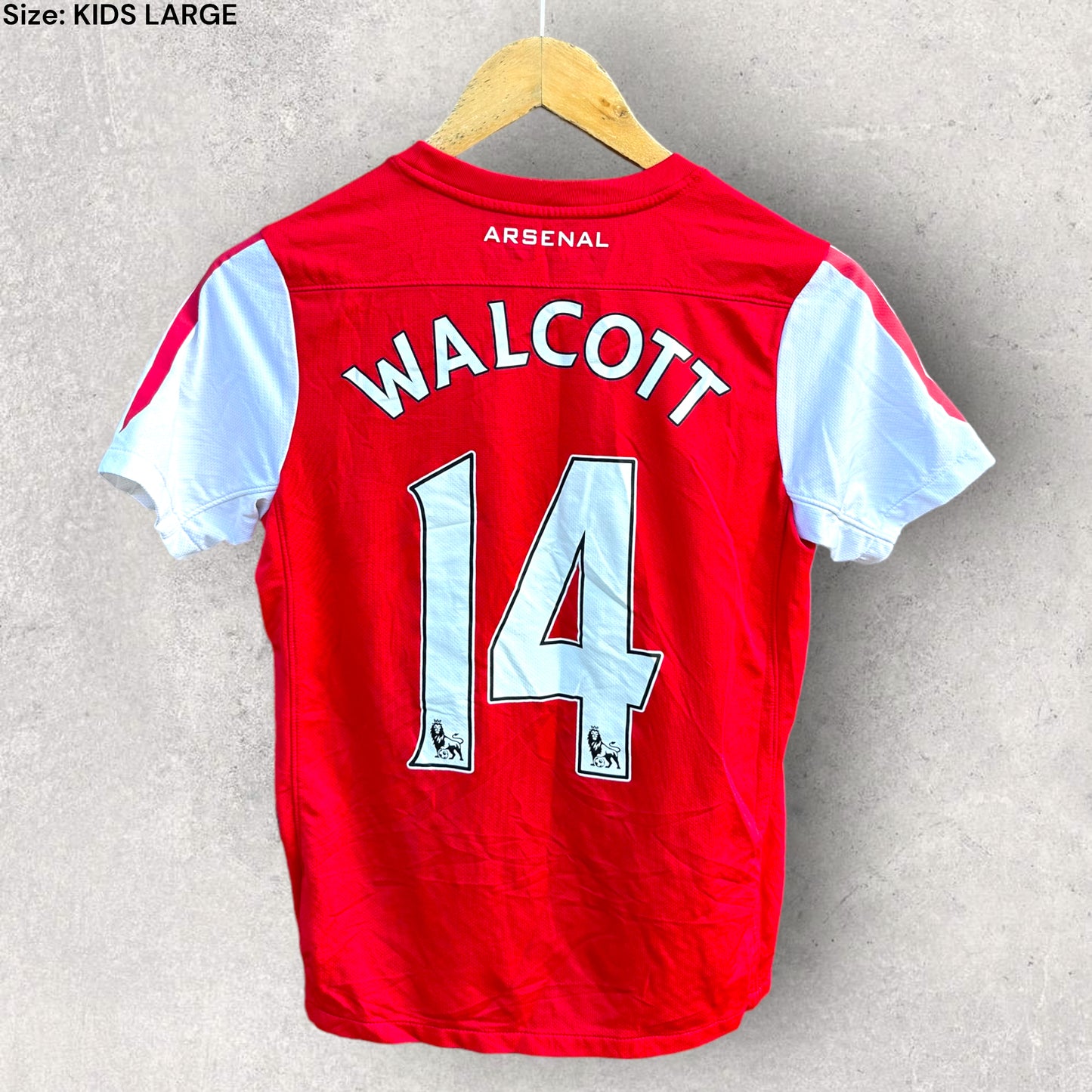 THEO WALCOTT ARSENAL 2011-2012 HOME JERSEY KIDS