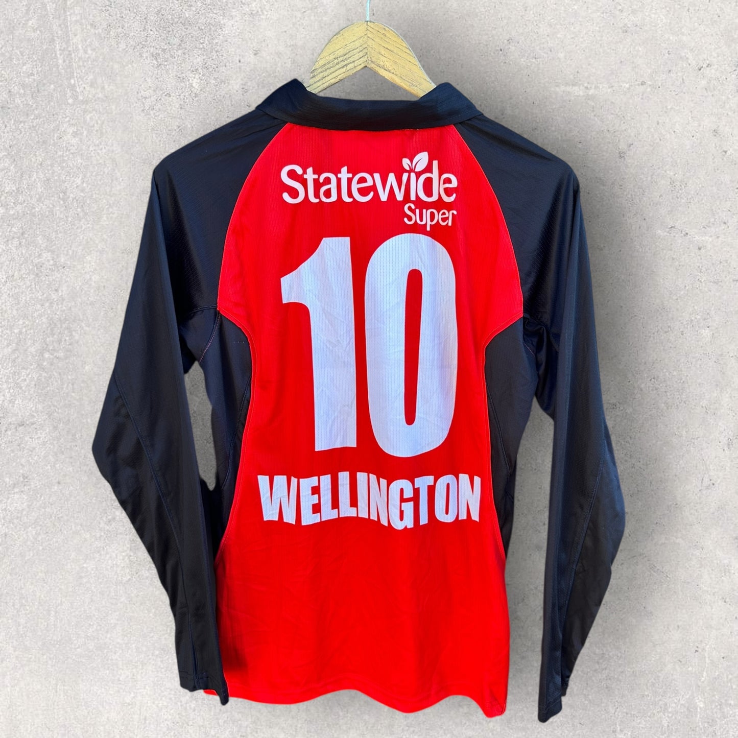 SOUTH AUSTRALIAN SCORPIONS MATCH WORN CRICKET JERSEY AJ WELLINGTON