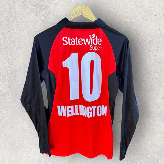 SOUTH AUSTRALIAN SCORPIONS MATCH WORN CRICKET JERSEY AJ WELLINGTON