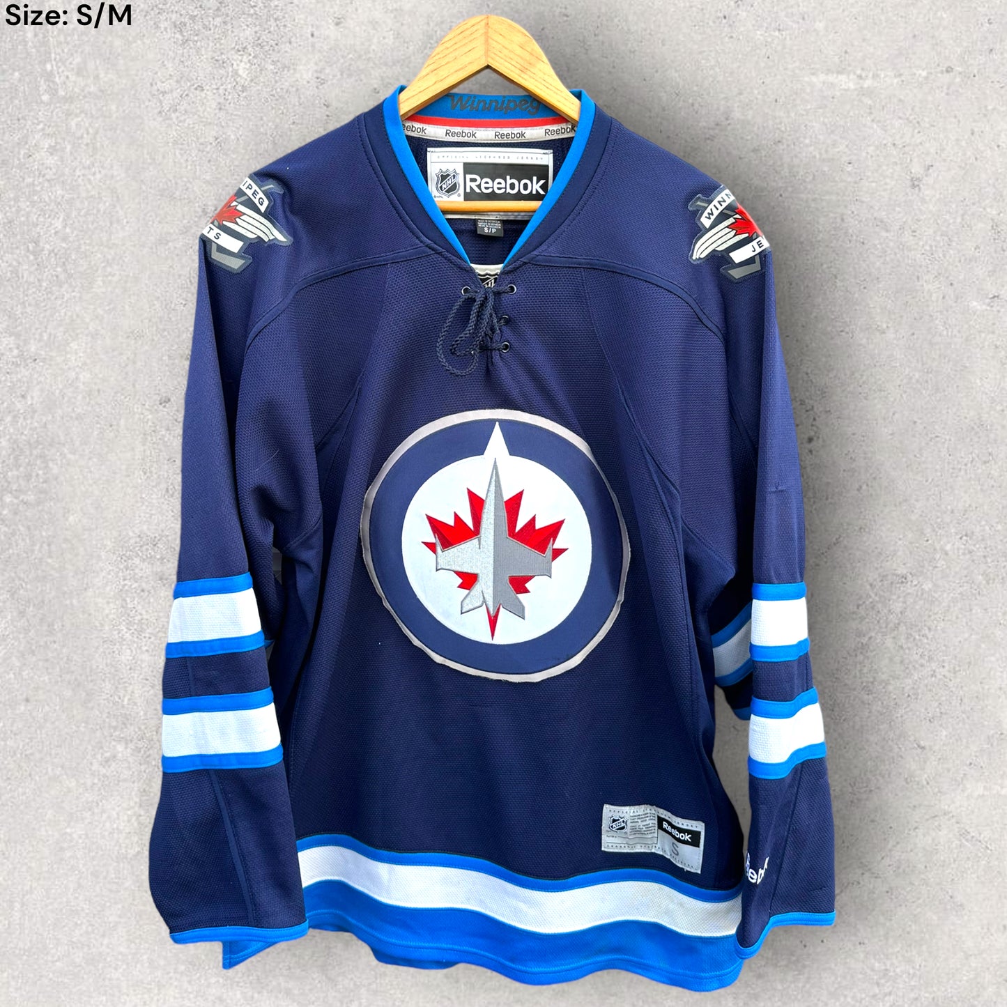 WINNIPEG JETS REEBOK NHL JERSEY