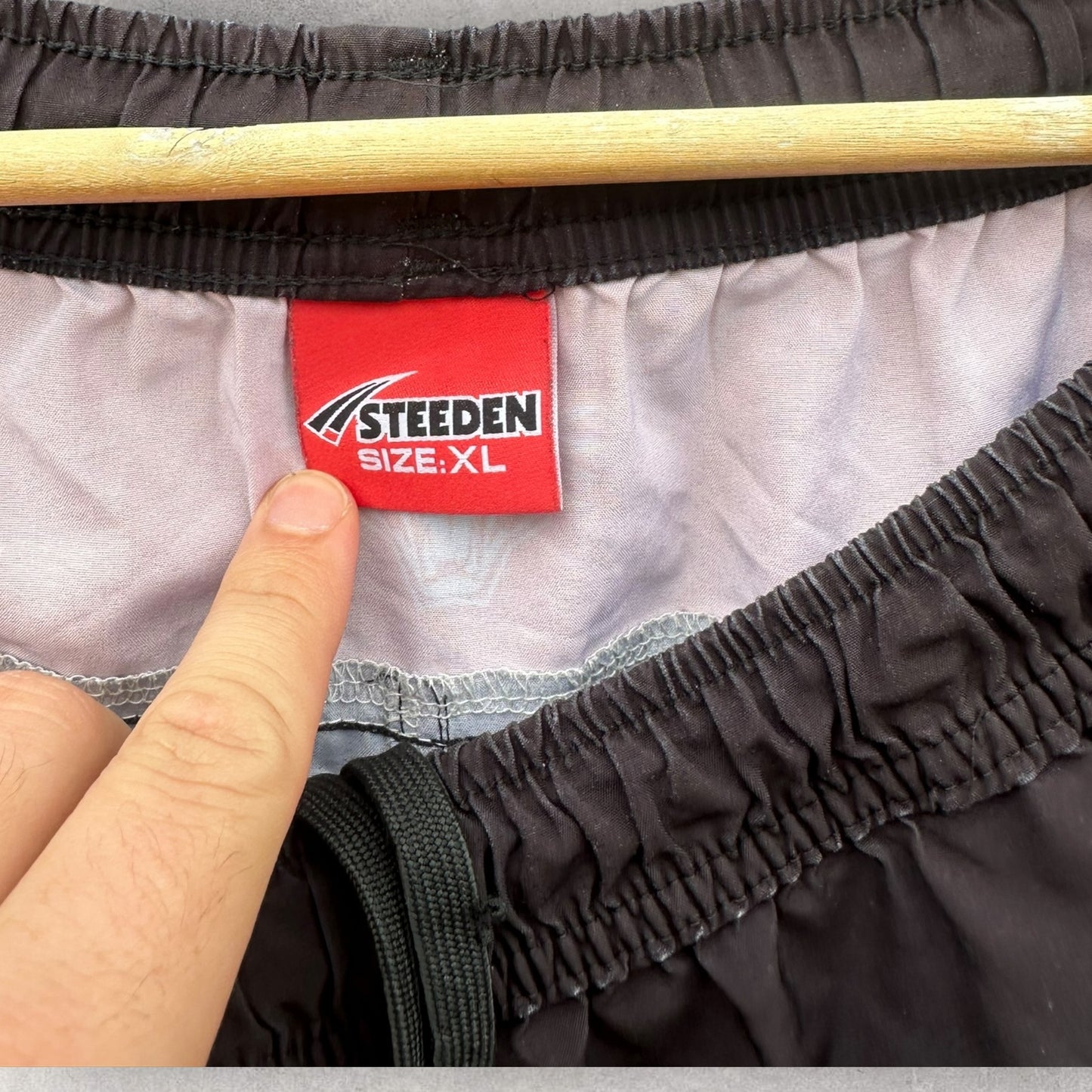 WESTS TIGERS STEEDAN PLAYER WORN TRAINING SHORTS
