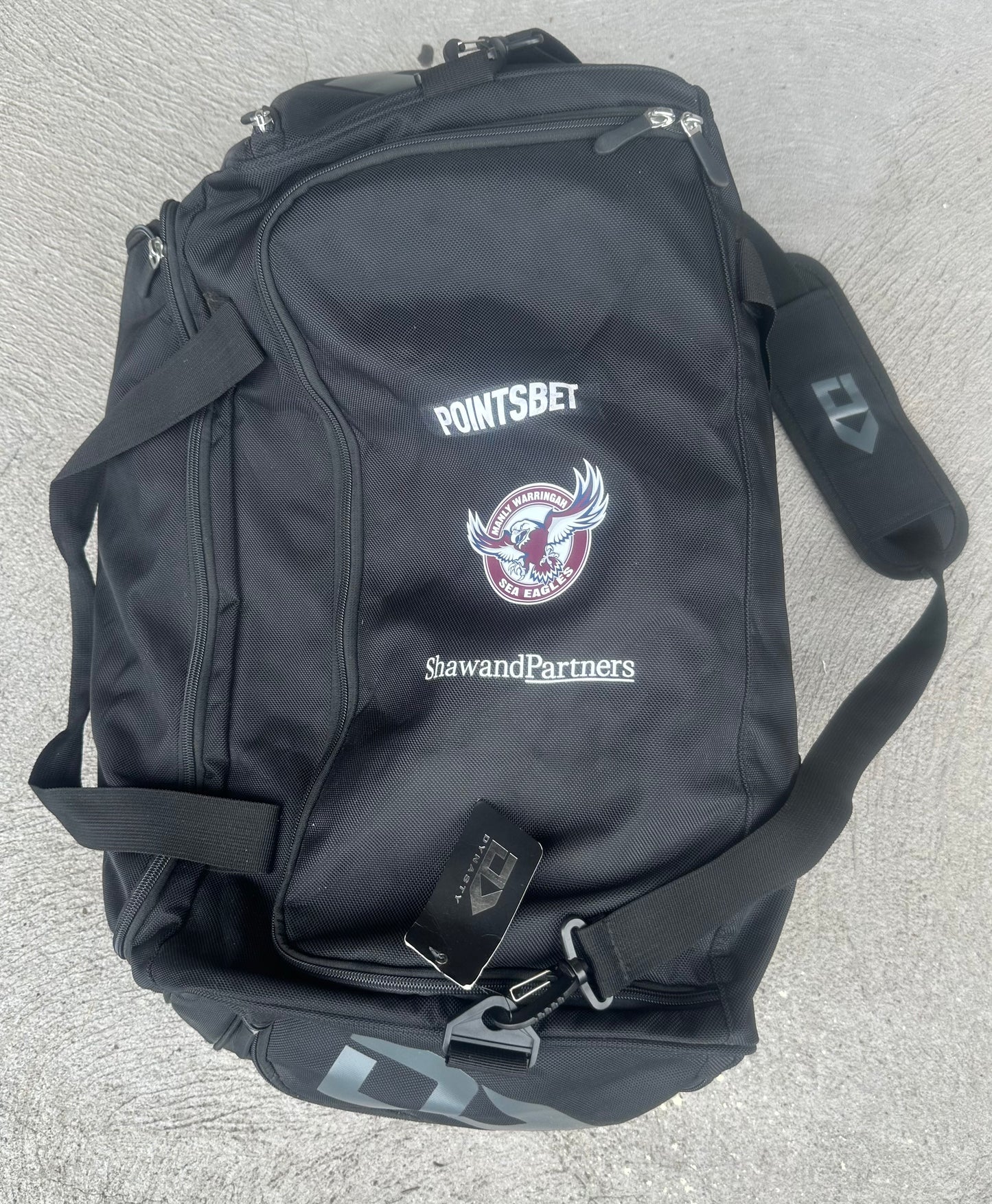 Manly Warringah Sea Eagles Dynasty Player Issued Duffel/Gym Bag Rugby League