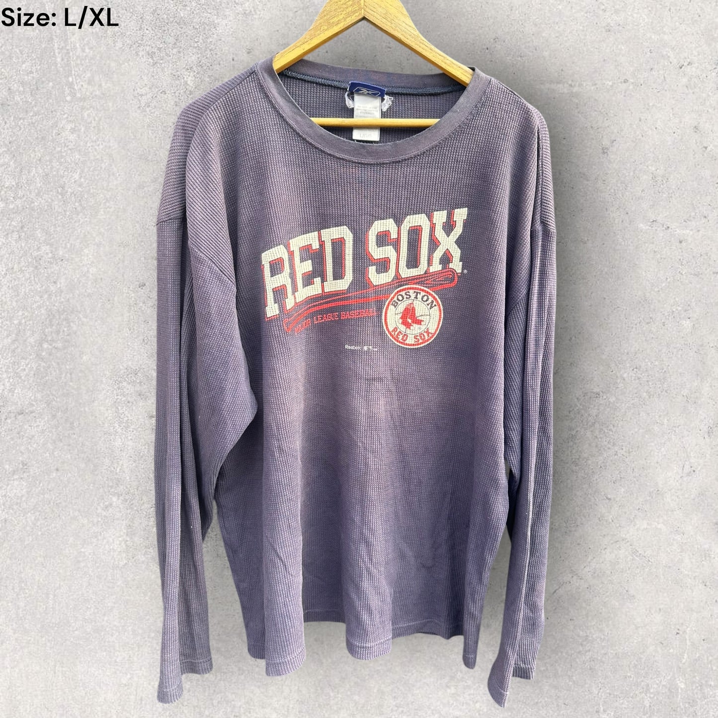 Boston Redsox Reebok MLB Long Sleeve Vintage Shirt